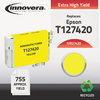 A Picture of product IVR-27420 Innovera® 26120-27420 Ink Remanufactured Yellow Replacement for 127 (T127420), 755 Page-Yield, Ships in 1-3 Business Days