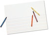 A Picture of product PAC-2423 Pacon® Multi-Program Picture Story Paper,  5/8" Long Rule, 12 x 9, White, 500 Sheets/Pk