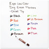 A Picture of product SAN-80001 EXPO® Low-Odor Dry-Erase Marker,  Chisel Tip, Black, Dozen