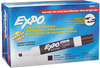 A Picture of product SAN-80001 EXPO® Low-Odor Dry-Erase Marker,  Chisel Tip, Black, Dozen