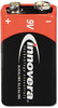 A Picture of product IVR-44004 Innovera® Alkaline Batteries,  9V, 4 Batteries/Pack