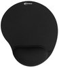 A Picture of product IVR-50448 Innovera® Fabric-Covered Gel Wrist Support Mouse Pad with Rest, 10.37 x 8.87, Black