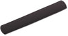 A Picture of product IVR-50458 Innovera® Fabric-Covered Gel Wrist Support Keyboard Rest, 19 x 2.87, Black