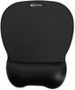 A Picture of product IVR-51450 Innovera® Softskin Wrist Support Gel Mouse Pad with Rest, 9.62 x 8.25, Black