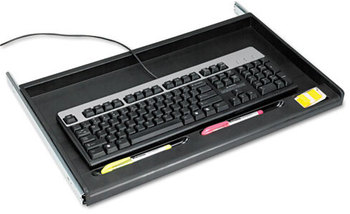 Innovera® Standard Underdesk Keyboard Drawer 21.38"w x 12.88"d, Black