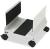A Picture of product IVR-54000 Innovera® Metal Mobile CPU Stand 10.25w x 10.63d 9.75h, Light Gray