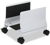A Picture of product IVR-54000 Innovera® Metal Mobile CPU Stand 10.25w x 10.63d 9.75h, Light Gray