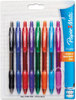 A Picture of product PAP-1960662 Paper Mate® Profile™ Retractable Ballpoint Pen,  Assorted Ink, Bold, 8/Set