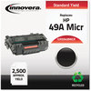 A Picture of product IVR-5949MICR Innovera® 5949MICR MICR Toner Remanufactured Black Replacement for 49AM (Q5949AM), 2,500 Page-Yield, Ships in 1-3 Business Days