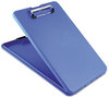 A Picture of product SAU-00559 Saunders SlimMate Storage Clipboard,  1/2" Capacity, Holds 8 1/2w x 12h, Blue