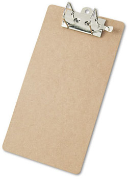 Saunders Recycled Arch Clipboard,  2" Capacity, Holds 8 1/2"w x 14"h, Brown