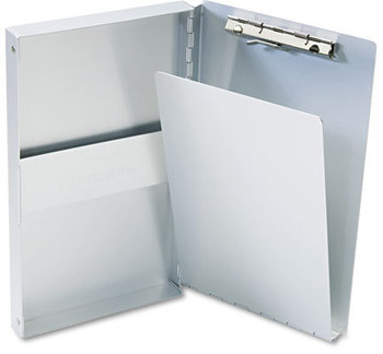 Saunders Snapak™ Aluminum Forms Folder,  3/8" Capacity, Holds 5-2/3w x 9-1/2h, Silver