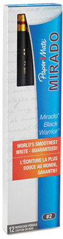 Paper Mate® Mirado® Black Warrior Pencil,  HB #2, Black Matte, Dozen