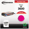 A Picture of product IVR-6473A Innovera® 6470A, 6471A, 6472A, 6473A Laser Cartridge Remanufactured Magenta Toner, Replacement for 502A (Q6473A), 4,000 Page-Yield