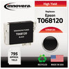 A Picture of product IVR-68120 Innovera® 68120, 68220, 68320, 68420 Ink Remanufactured Black High-Yield Replacement for 68 (T068120), 795 Page-Yield