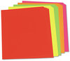 A Picture of product PAC-104234 Pacon® Neon® Color Poster Board,  28 x 22, Green/Pink/Red/Yellow, 25/Carton