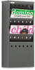 A Picture of product SAF-4322GR Safco® Steel Magazine Rack 23 Compartments, 10w x 4d 65.5h, Gray
