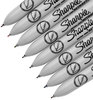 A Picture of product SAN-1742025 Sharpie® Retractable Permanent Marker,  Ultra Fine Tip, Assorted Colors, 8/Set