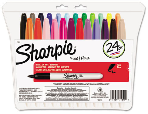 Sharpie Fine Tip Permanent Marker - SAN30072 