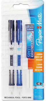 Paper Mate® Clear Point® Mechanical Pencil,  0.5 mm, Assorted, 2/Set