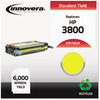 A Picture of product IVR-7582A Innovera® 7581A, 7582A, 7583A Laser Cartridge Remanufactured Yellow Toner, Replacement for 503A (Q7582A), 6,000 Page-Yield