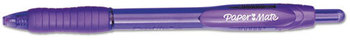 Paper Mate® Profile™ Retractable Ballpoint Pen,  Purple Ink, Bold, Dozen
