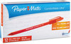 A Picture of product PAP-6120187 Paper Mate® ComfortMate® Ultra Stick Ballpoint Pen,  Red Ink, Medium, Dozen