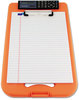 A Picture of product SAU-00543 Saunders DeskMate II with Calculator,  1/2" Capacity, 8 1/2w x 12h, Hi Vis Orange