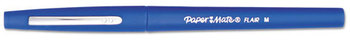 Paper Mate® Point Guard® Flair® Pen,  Blue Ink, Medium, Dozen