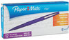 A Picture of product PAP-8450152 Paper Mate® Point Guard® Flair® Pen,  Purple Ink, Medium, Dozen