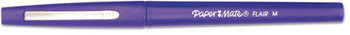 Paper Mate® Point Guard® Flair® Pen,  Purple Ink, Medium, Dozen