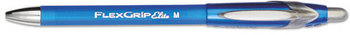 Paper Mate® FlexGrip® Elite Retractable Ballpoint Pen,  Blue Ink, Medium, Dozen