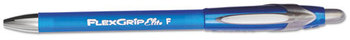 Paper Mate® FlexGrip® Elite Retractable Ballpoint Pen,  Blue Ink, Fine, Dozen