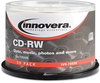 A Picture of product IVR-78850 Innovera® CD-RW Rewritable Disc 700 MB/80 min, 12x, Spindle, Silver, 50/Pack