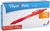 A Picture of product PAP-89467 Paper Mate® Profile™ Retractable Ballpoint Pen,  Red Ink, Bold, Dozen