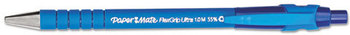 Paper Mate® FlexGrip Ultra® Recycled Retractable Ballpoint Pen,  Blue Ink, Medium, Dozen