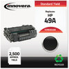 A Picture of product IVR-83049A Innovera® 83049A, 83049X Laser Cartridge Remanufactured Black Toner, Replacement for 49A (Q5949A), 2,500 Page-Yield