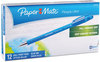 A Picture of product PAP-9610131 Paper Mate® FlexGrip Ultra™ Recycled Stick Ballpoint Pen,  Blue Ink, Medium, Dozen