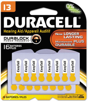 Duracell® Button Cell Hearing Aid Battery #13, 16/Pk