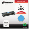 A Picture of product IVR-83971 Innovera® 83960, 83971, 83972, 83973 Laser Cartridge Remanufactured Cyan Toner, Replacement for 123A (Q3971A), 4,000 Page-Yield