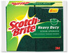 A Picture of product MMM-426 Scotch-Brite® Heavy-Duty Scrub Sponge 4.5 x 2.7, 0.6" Thick, Yellow/Green, 6/Pack