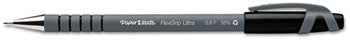 Paper Mate® FlexGrip Ultra™ Recycled Stick Ballpoint Pen,  Black Ink, Fine, Dozen