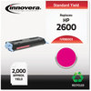 A Picture of product IVR-86003 Innovera® 86000, 86001, 86002, 86003 Laser Cartridge Remanufactured Magenta Toner, Replacement for 124A (Q6003A), 2,000 Page-Yield