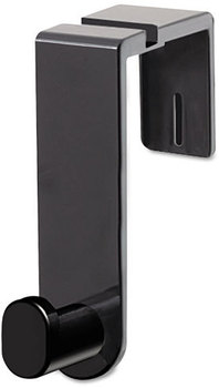 Safco® Plastic Coat Hooks Hook, 1-Hook, 1.75 x 5.25 4, Black