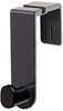 A Picture of product SAF-4224BL Safco® Plastic Coat Hooks Hook, 1-Hook, 1.75 x 5.25 4, Black