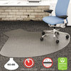 A Picture of product DEF-CM14003K deflecto® SuperMat Frequent Use Chair Mat for Medium Pile Carpeting,  Medium Pile Carpet, Straight,60x66 w/Lip, Clear