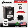 A Picture of product IVR-9364WN Innovera® 9364WN Ink Remanufactured Black High-Yield Replacement for 98 (C9364A), 400 Page-Yield
