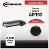 A Picture of product IVR-AR152 Innovera® 45026575 Toner Cartridge,  Remanufactured, AR152NT Laser Toner, 6500 Yield, Black