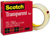 A Picture of product MMM-60012592 Scotch® Transparent Tape 3" Core, 1" x 72 yds,