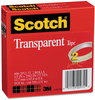 A Picture of product MMM-6002P1272 Scotch® Transparent Tape 3" Core, 0.5" x 72 yds, 2/Pack